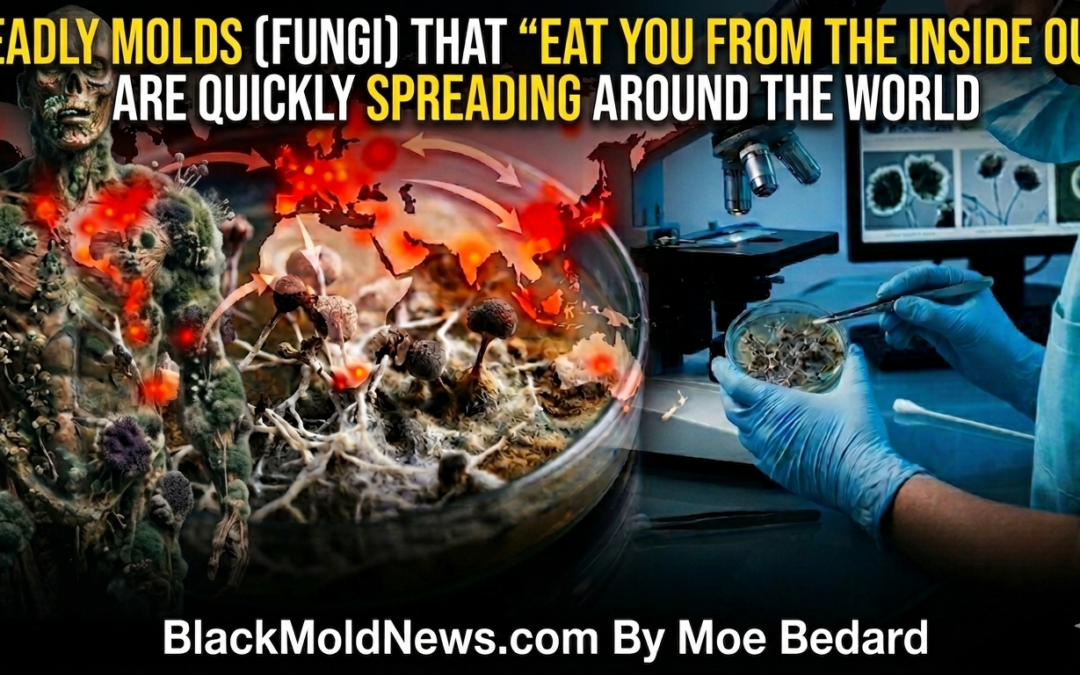 Deadly molds (fungi) that “eat you from the inside out” are quickly spreading around the world