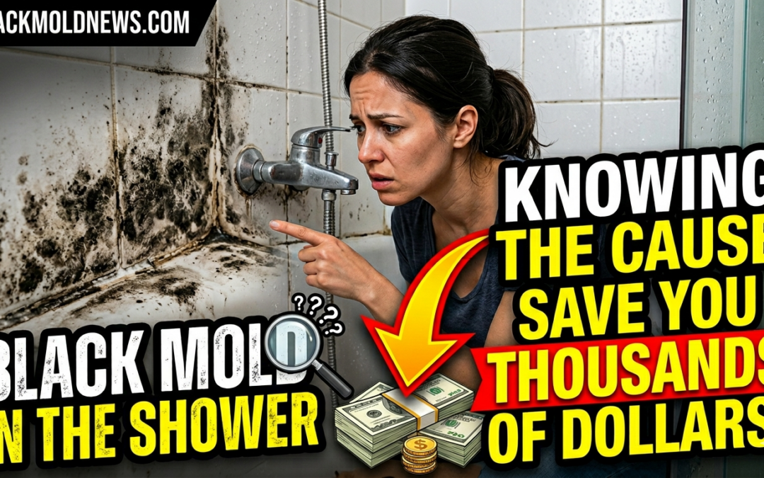 Black Mold in the Shower: Knowing the Cause Can Save You Thousands of Dollars